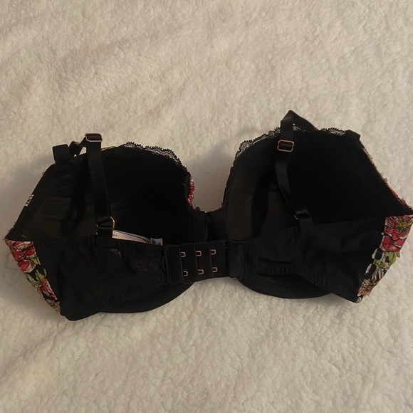 New! Victorias Secret dream angels lined floral applique Demi 4823 - Picture 3 of 7
